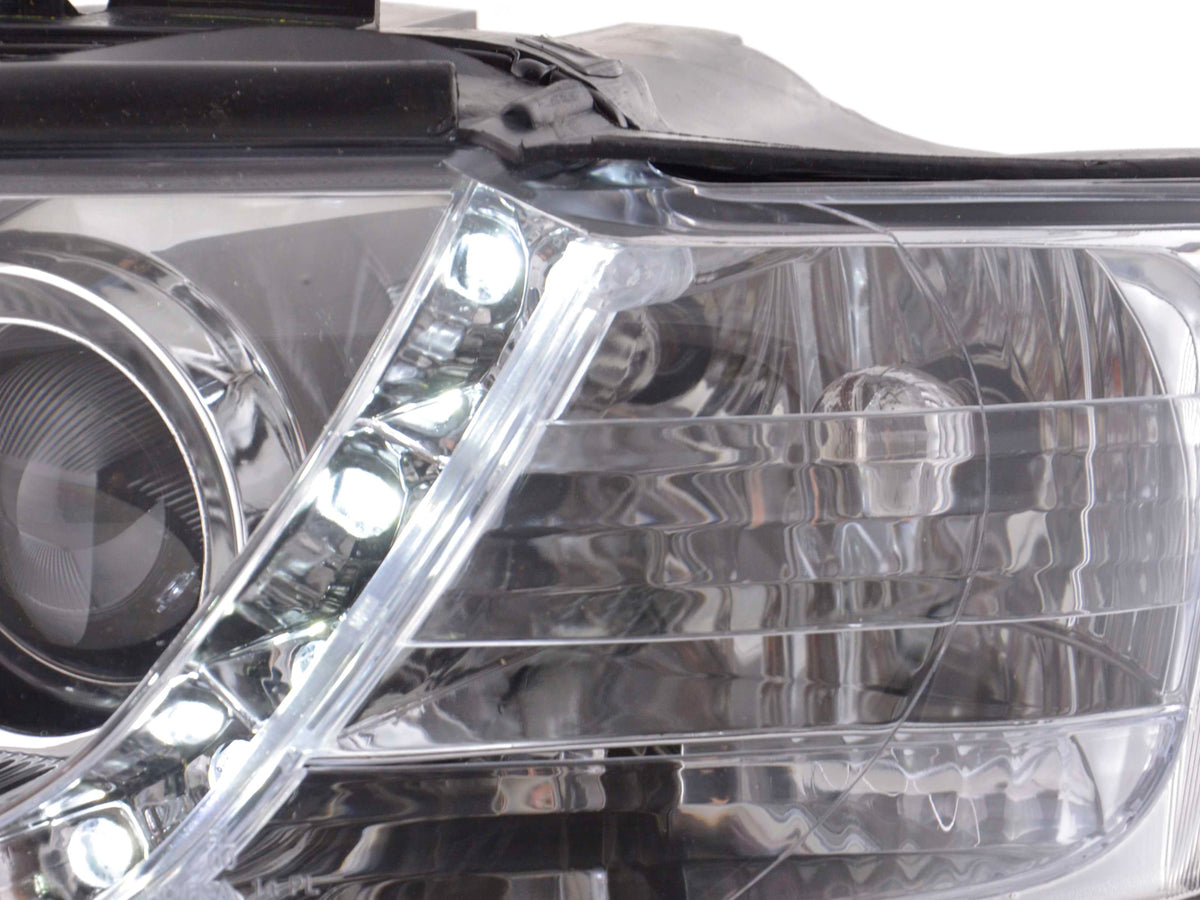 Scheinwerfer Daylight Audi A4 Typ 8E 01-04 chrom Scheinwerfer Daylight Audi A4 Typ 8E 01-04 chrom